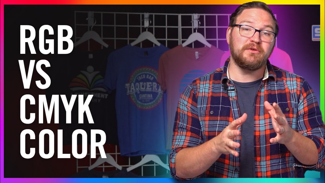 RGB vs CMYK | Why It Matters For T-Shirt Designs and Custom Printed Transfers