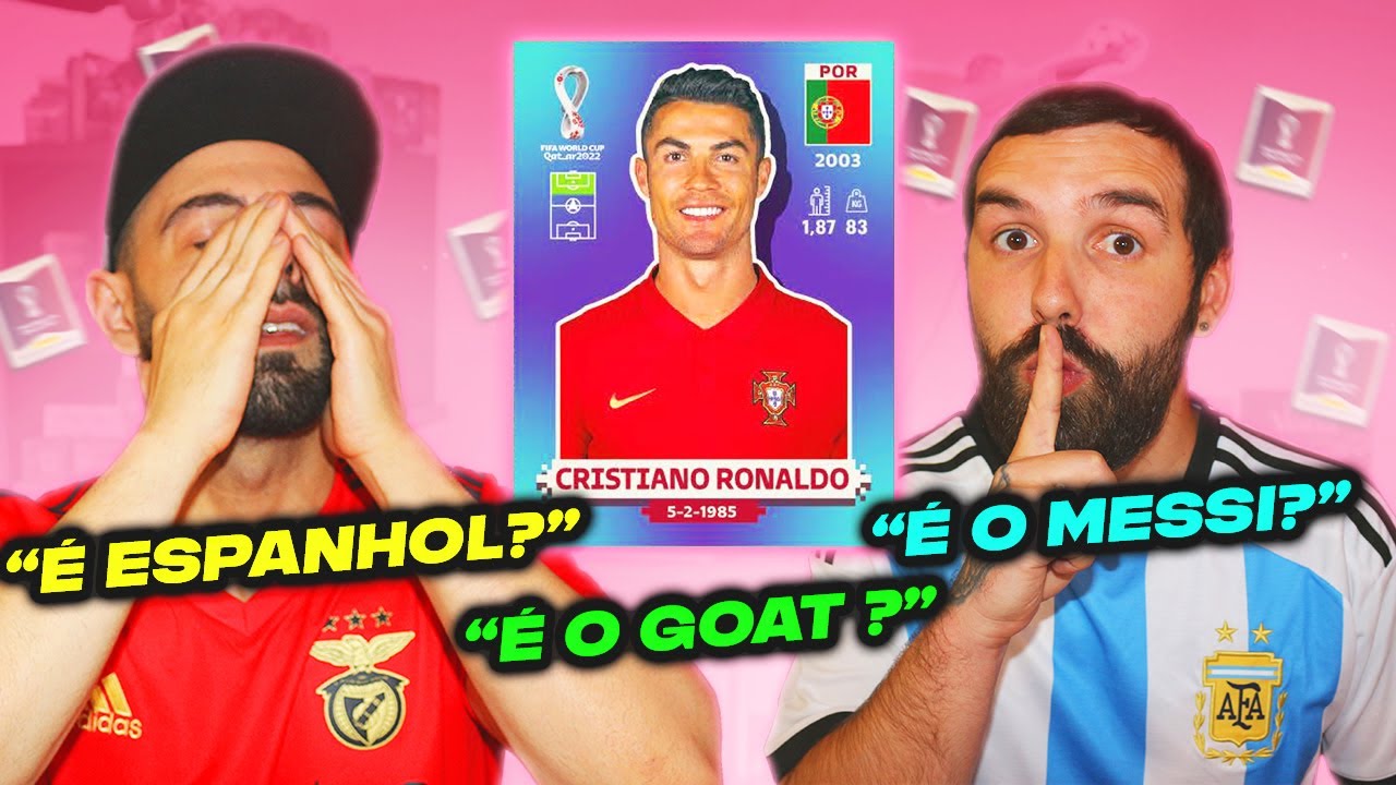 ADIVINHA o JOGADOR!!! PANINI MUNDIAL 2022 c/ Nené dos Cromos