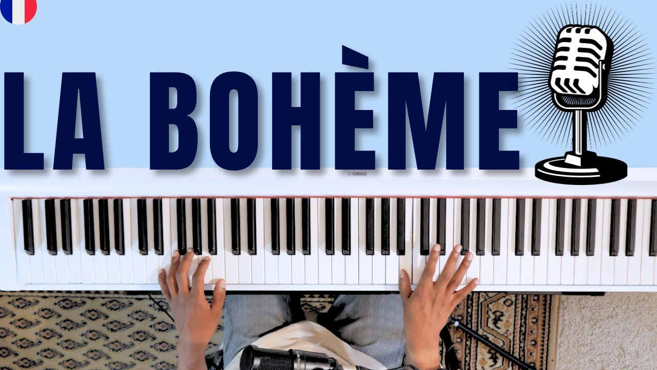 PIANO FACILE // CHARLES AZNAVOUR - LA BOHÈME
