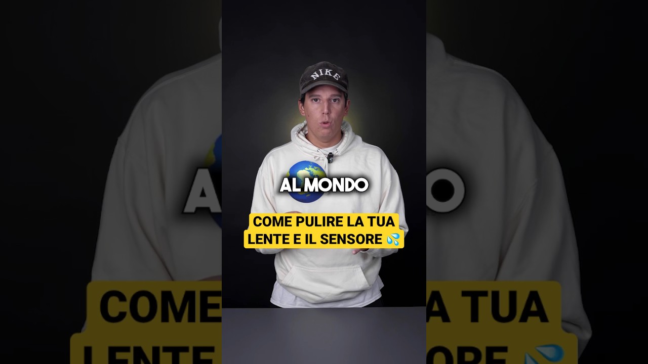Tutorial su come pulire la lente e il sensore della tua fotocamera 📸