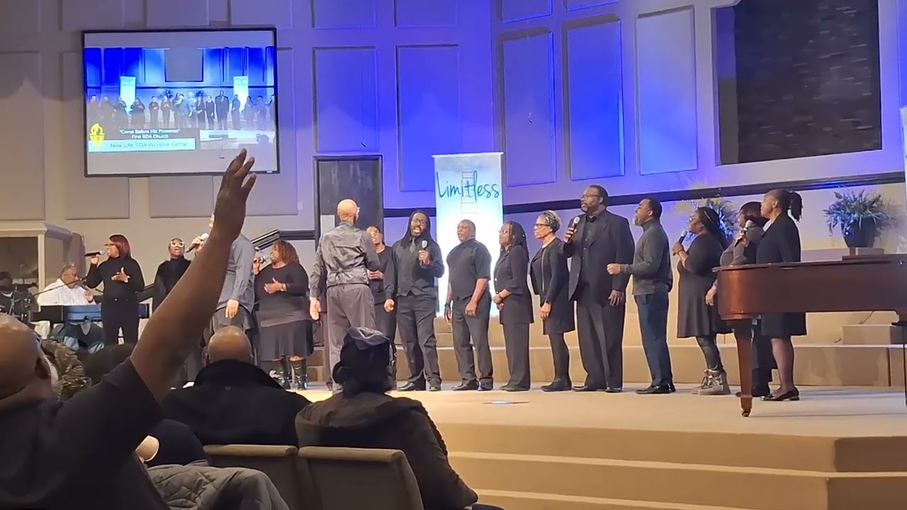 Come before his presence 