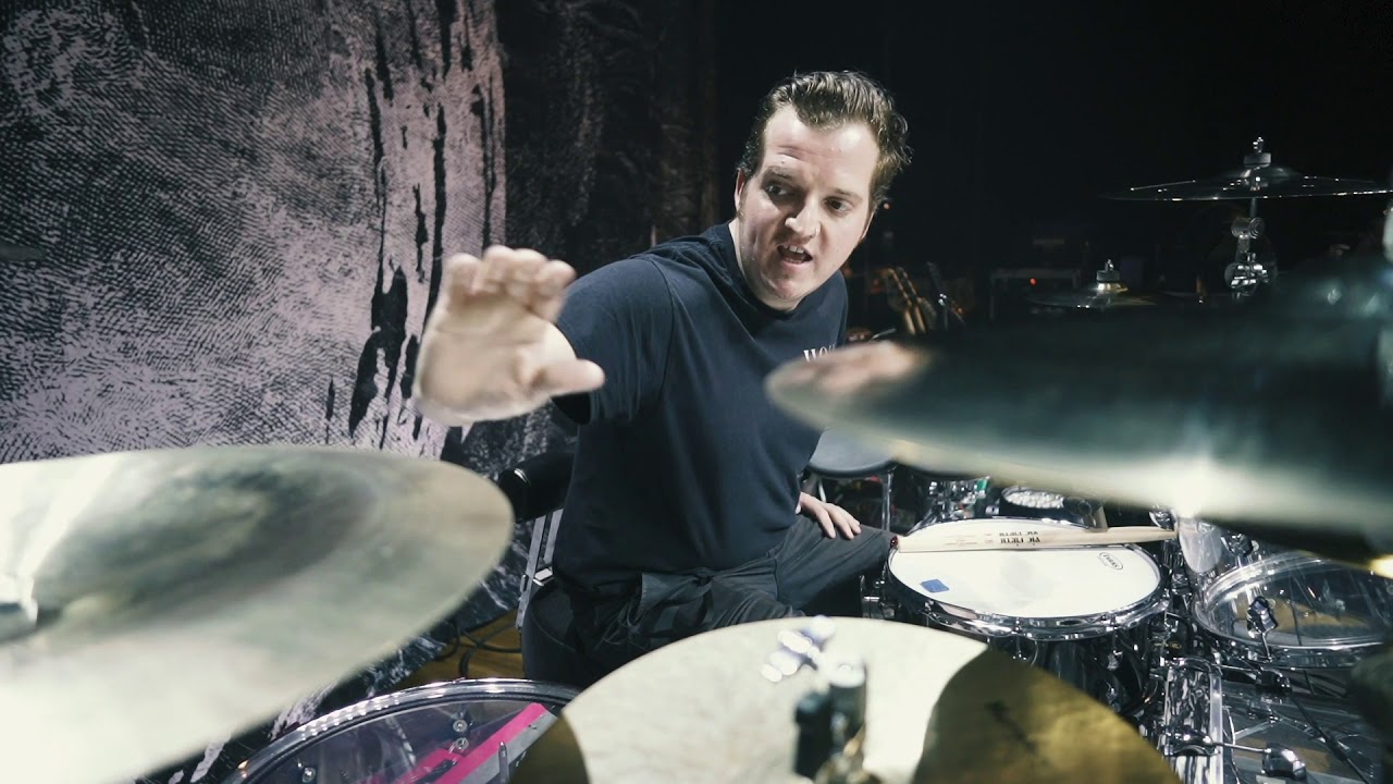 SJC Custom Drums - Дэн Сирл из Architects (Великобритания) Обзор комплекта с техником Фредом Берн...