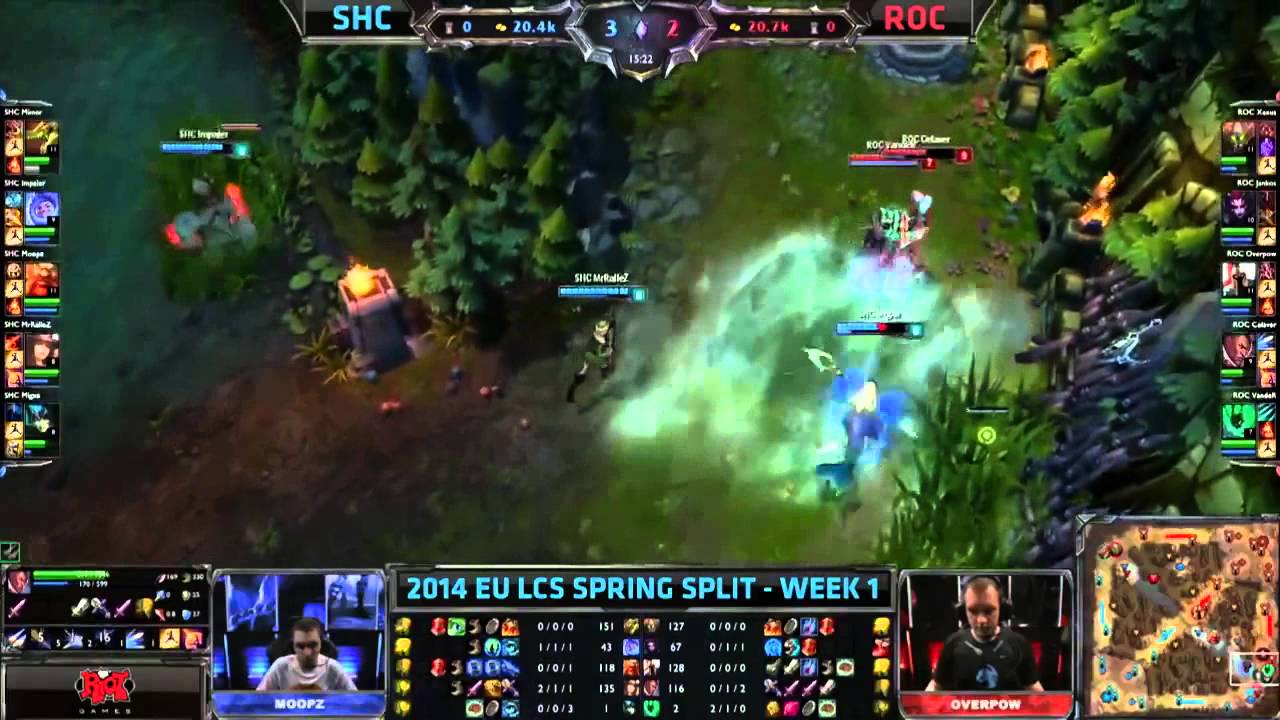 Highlights: SUPA HOT CREW XD vs Team ROCCAT -  Season 4 EU LCS Spring split 2014 W1D1