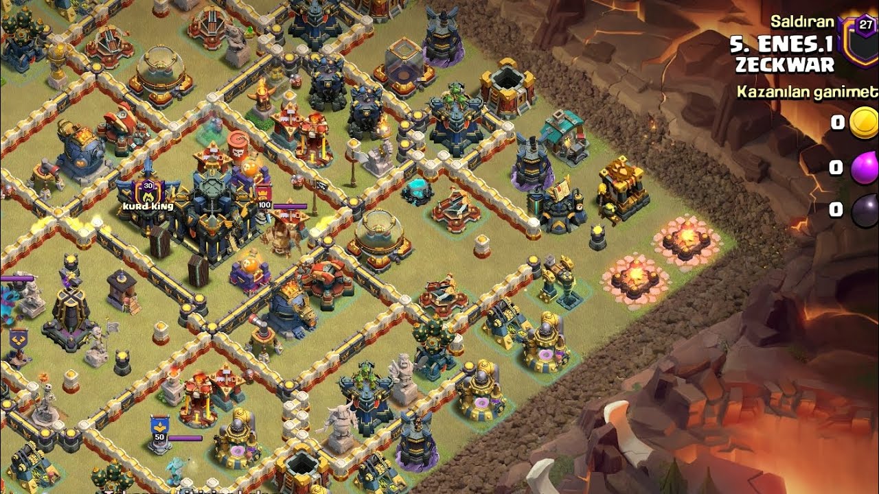 Belediye 17 Klan Savaşı 3 Yıldız Canlı Saldırılar #clashofclans #coc #attack #th17 #3star #gameplay