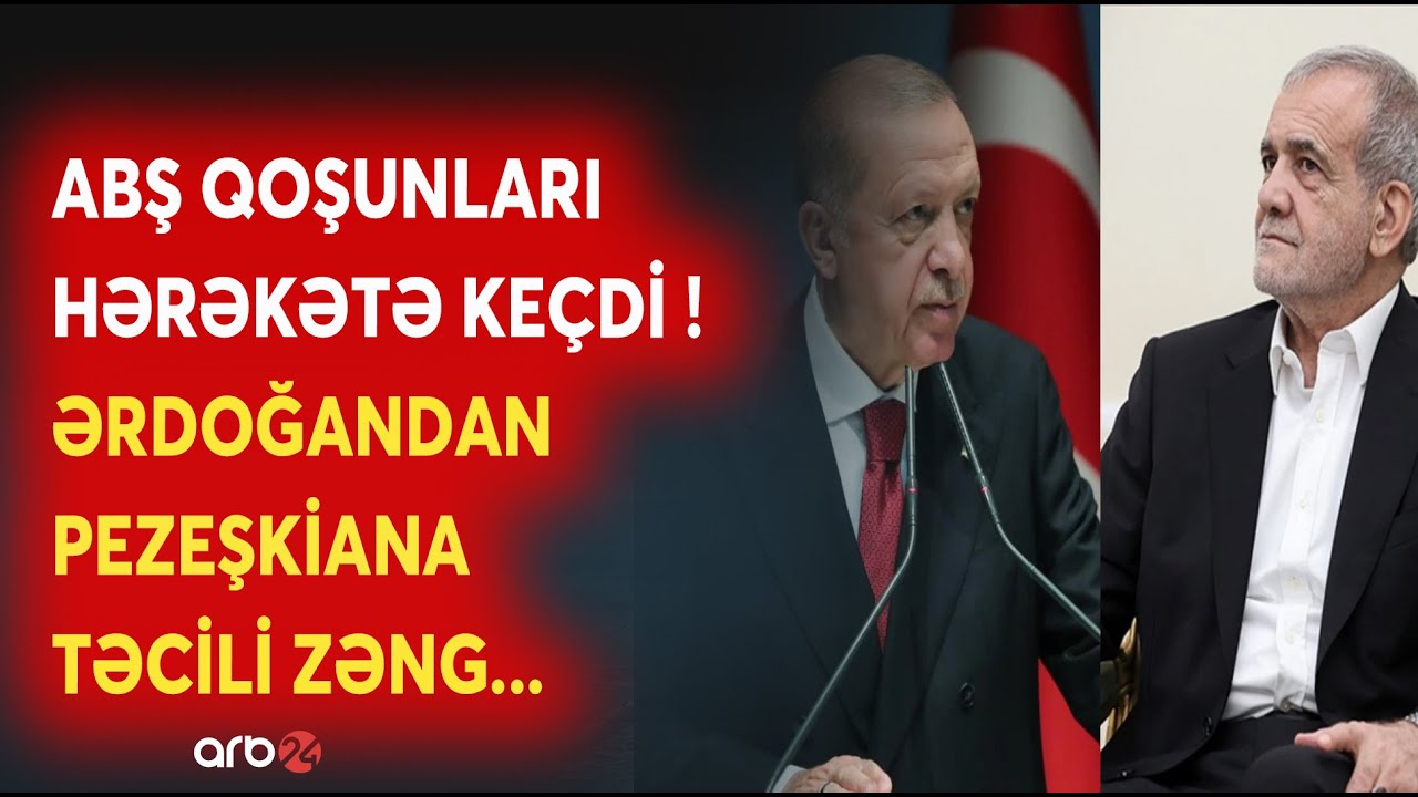 SON DƏQİQƏ! Ərdoğandan Pezeşkiana TƏCİLİ ZƏNG - Ankara prosesə MÜDAXİLƏ ETDİ - NƏ BAŞ VERİR?