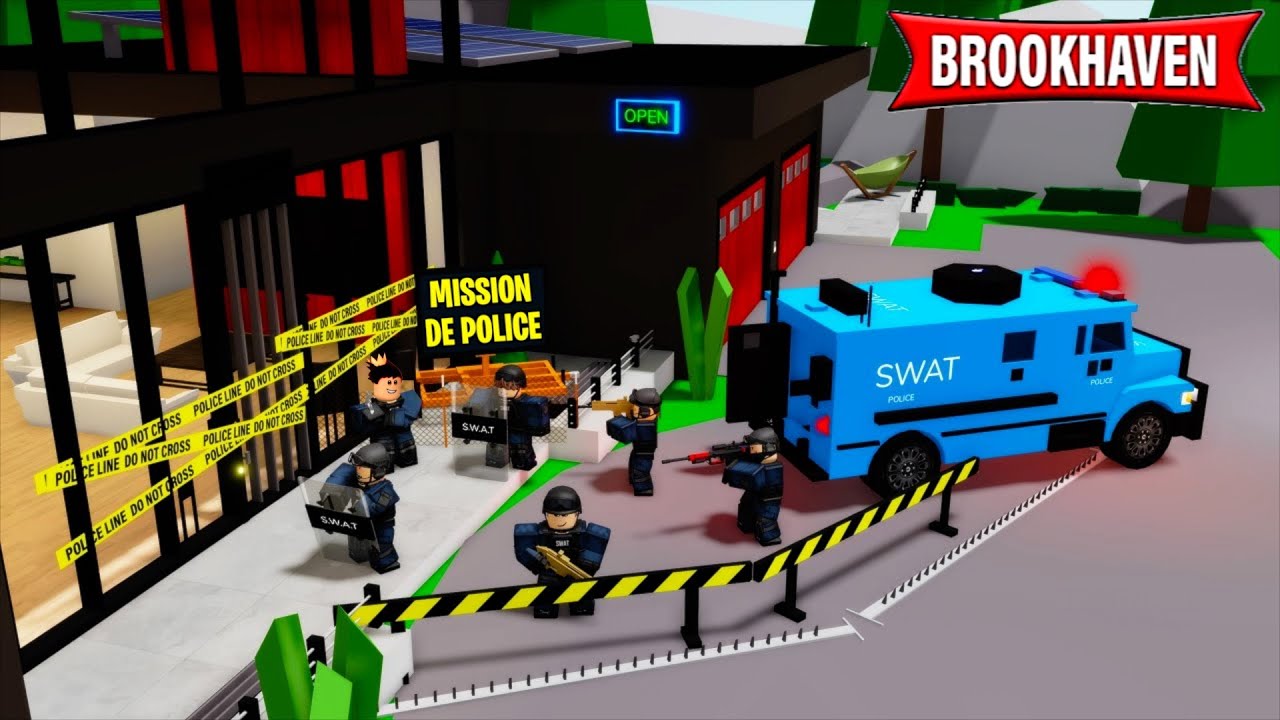 Les Meilleurs MEMBRES DU SWAT de BROOKHAVEN RP ROBLOX…