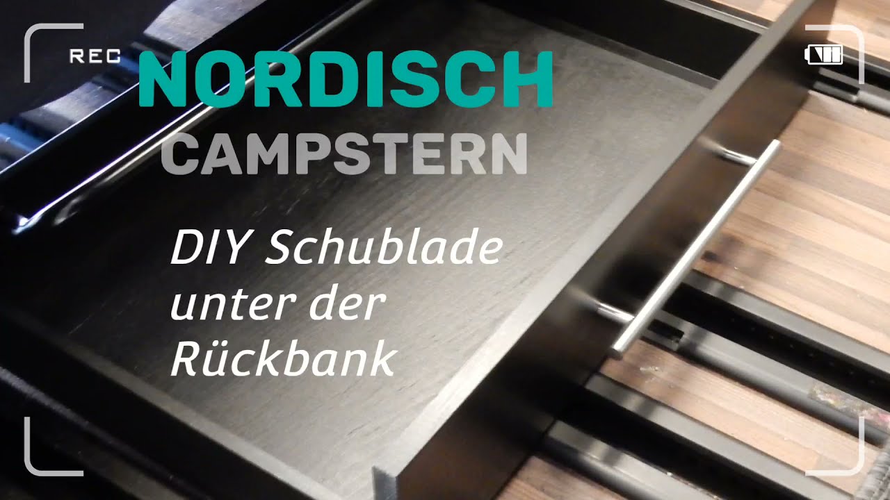 Pössl CAMPSTER Schublade unter der Rückbank