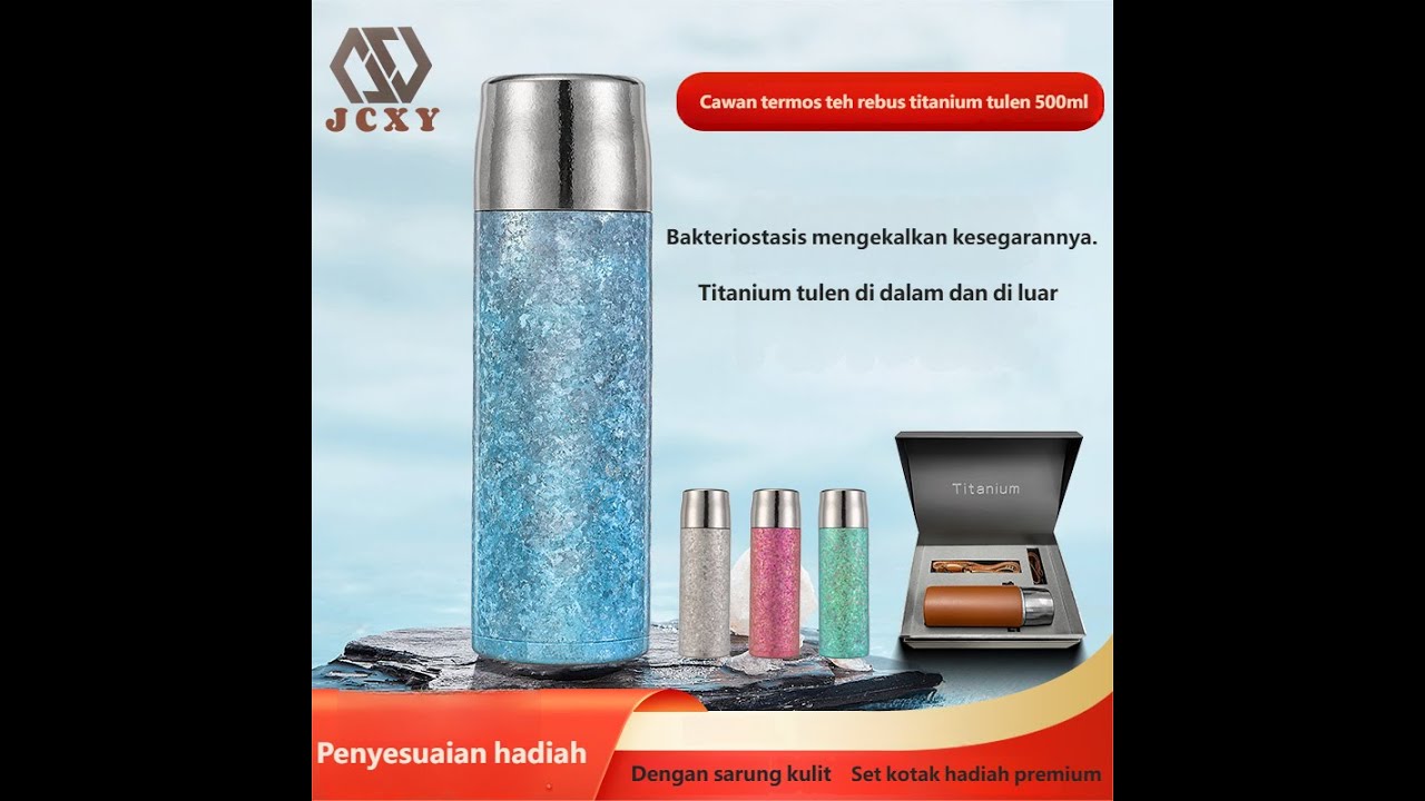 Pure Titanium Double Layer Insulated Tea Cup 6-Hour Insulation Men's And Women's Style