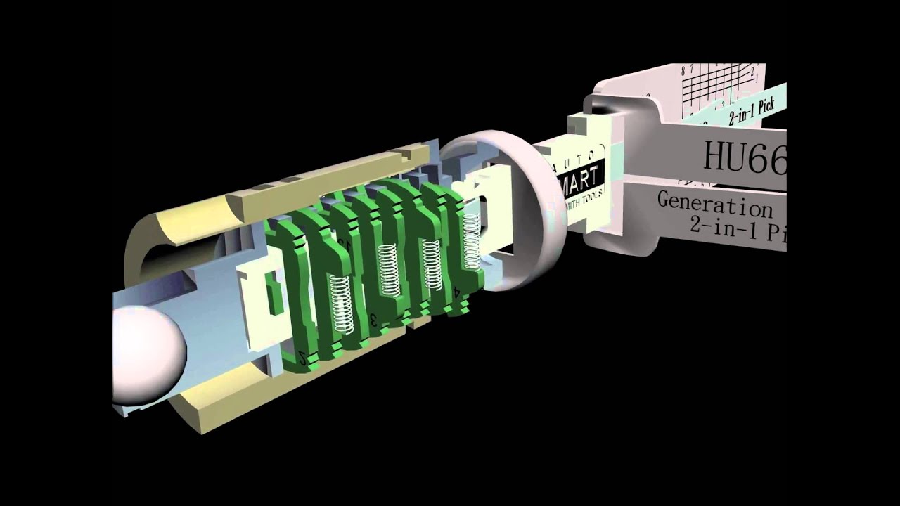 Lishi 2-in-1 HU66 Animation Demo in 1080P
