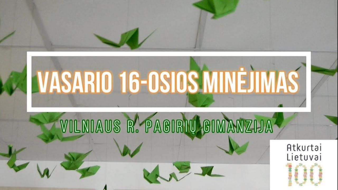 Lietuvos valstybės atkūrimo šimtmečio šventė | Vilniaus r. Pagirių gimnazija