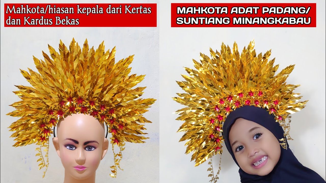 MAHKOTA /HIASAN KEPALA ADAT MINANG / PADANG / SUMBAR