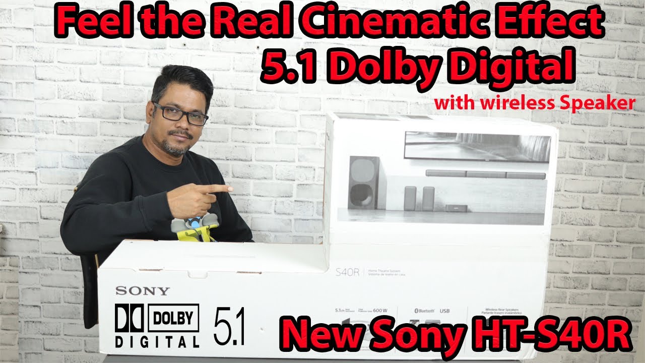 Hindi || New Sony HT S40R Soundbar 5.1channel with Wireless Rear Speakers | Dolby Digital Sound Bar