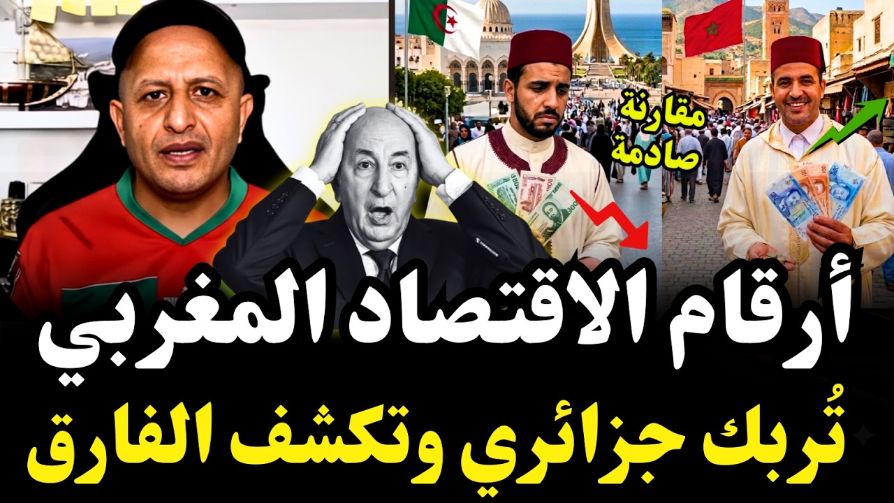 أرقام الاقتصاد المغربي تُربك جزائري وتكشف الفارق