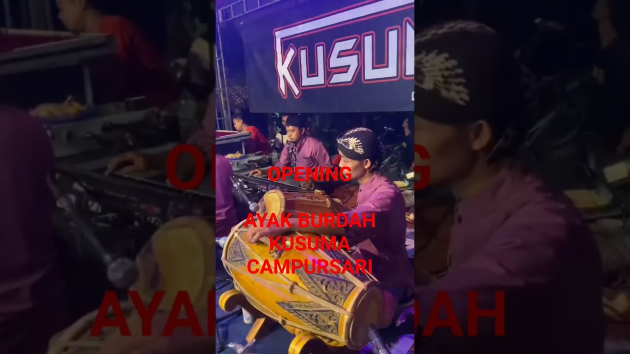 Opening Ayak Burdah Kusuma Campursari live Polsewu