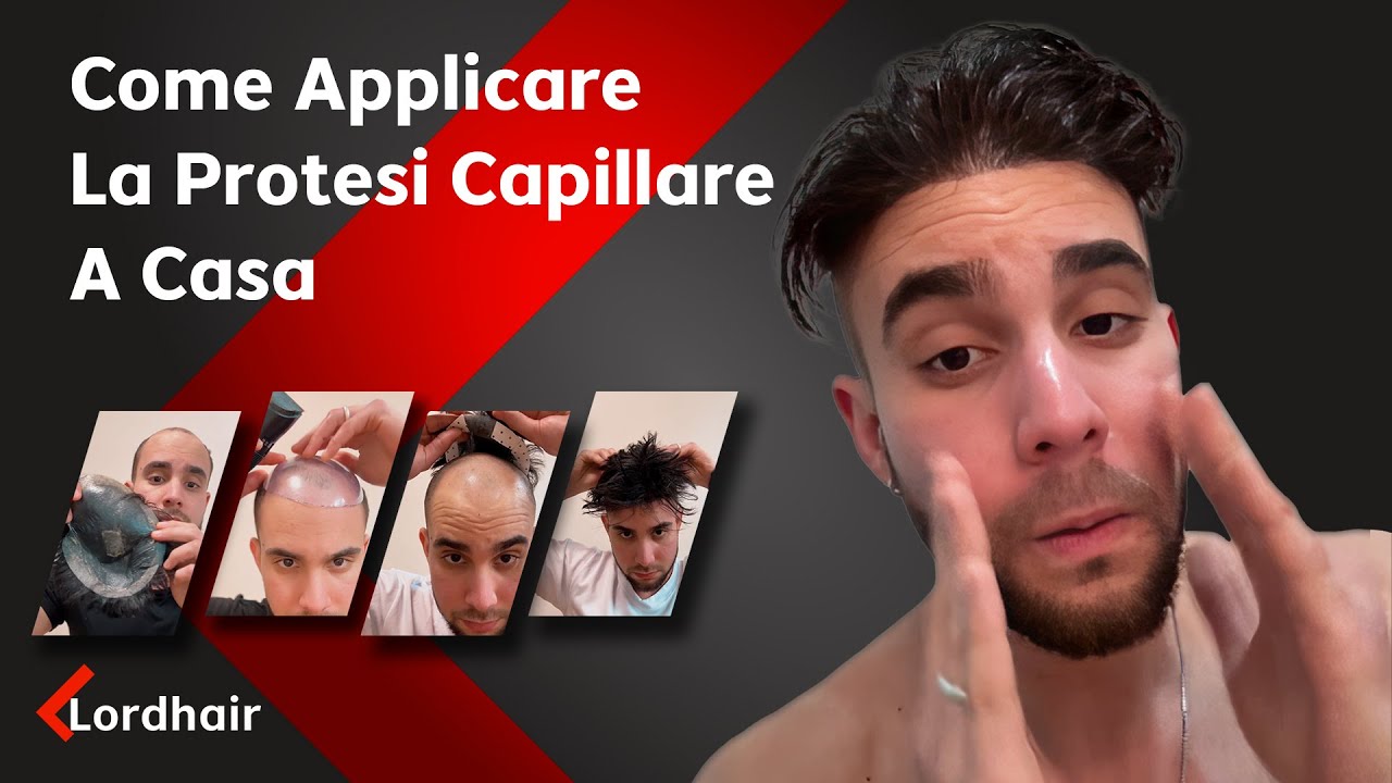 Applicazione personale  di protesi per capelli | Lordhair