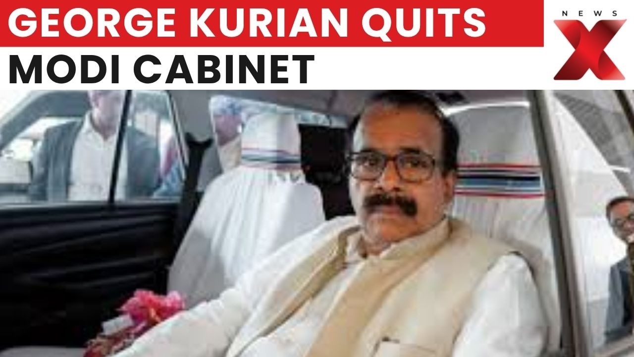 George Kurian Resigns As Union Minister After Rajya Sabha Term Ends | Latest News | NewsX