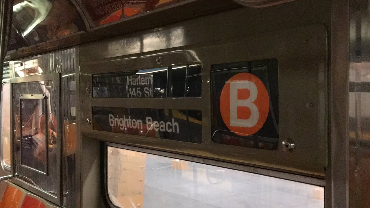 IND Subway: R68 (B) Train Ride from Harlem-145th Street to Brighton Beach