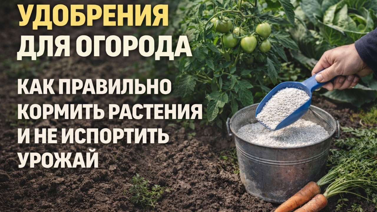 Удобрения для огорода без мифов: как правильно кормить растения и не испортить урожай