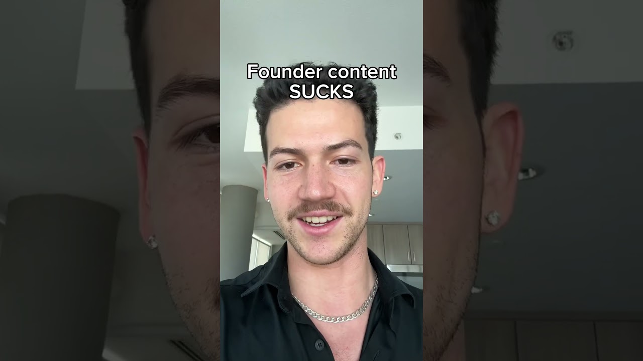 Be different. A lot of founder content is the same!