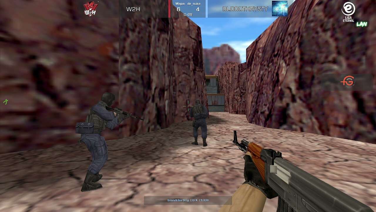 BloodThirsty vs w2h [de_nuke] - ZONA A (Liga Eternal LAN 2021) | Counter Strike 1.6