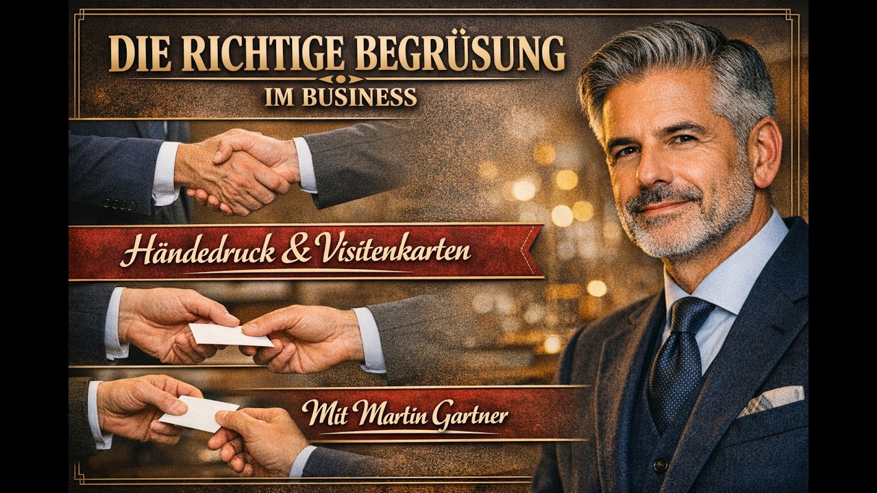 Business Etikette - Die richtige Begrüßung