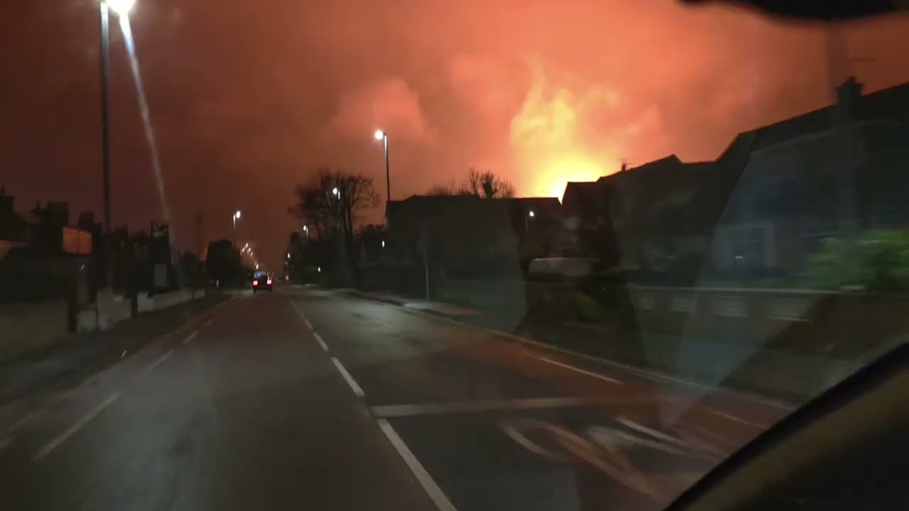 Ineos Flare Up Grangemouth 