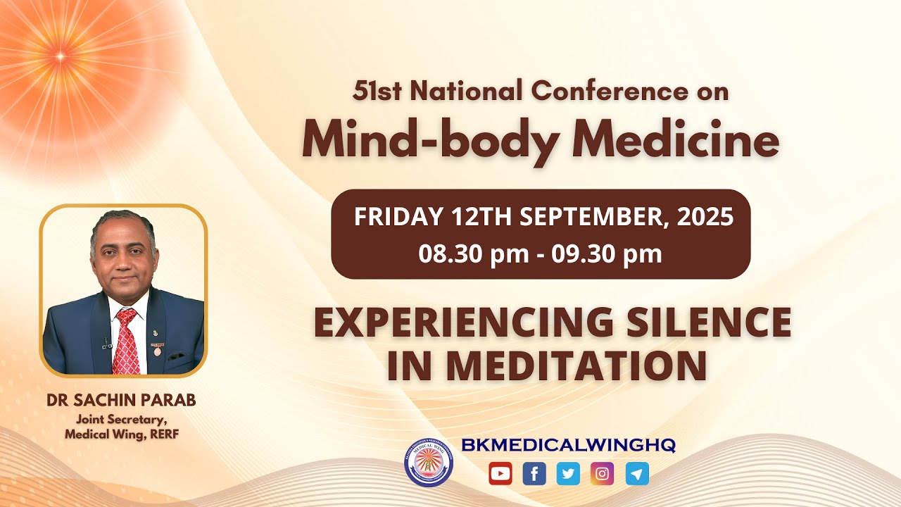 Experiencing Silence in Meditation | Dr Sachin Parab, Mumbai | 12th September, 2025 | 8:30 PM