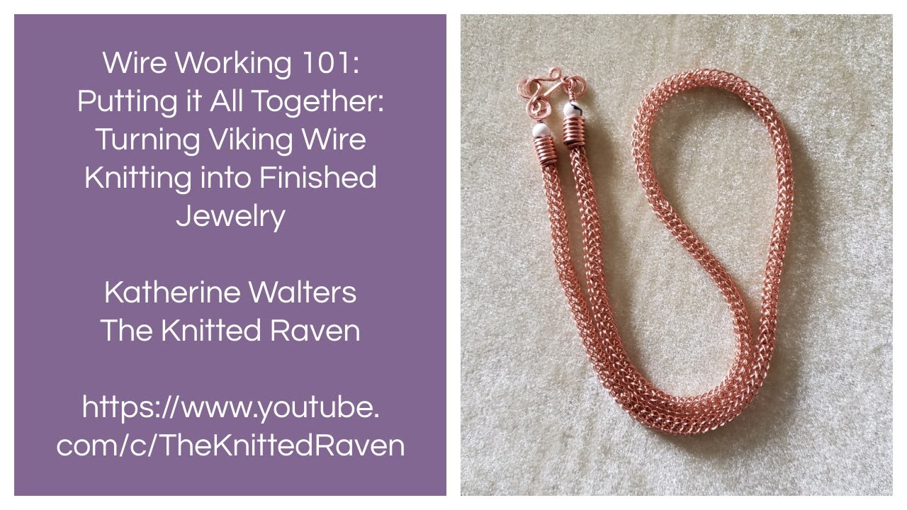 How to Turn Viking Wire Knitting Into Finished Jewelry
