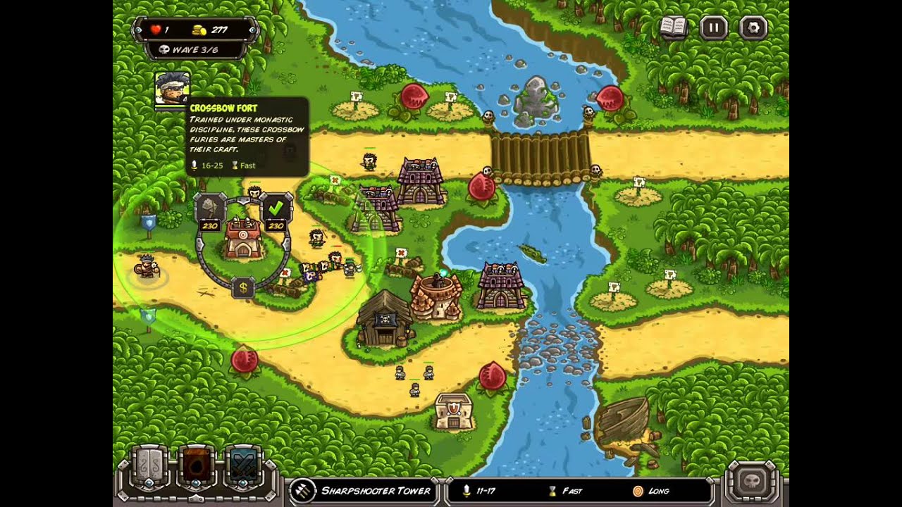 Kingdom Rush Frontiers - SNAPVINE BRIDGE [veteran] [heroic]
