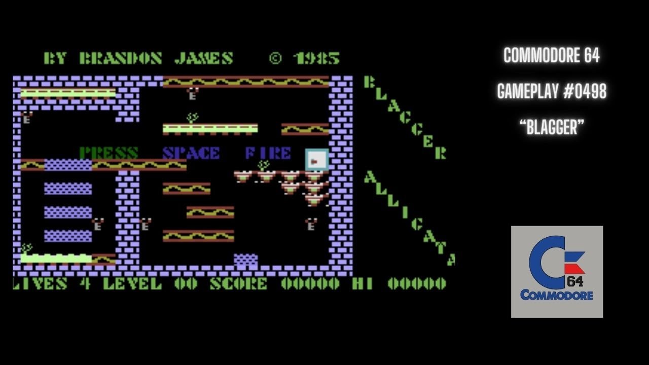 Blagger (Commodore 64 / Gameplay #498)