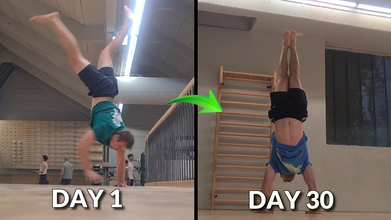How I went from BEGINNER to 30 SEC. Handstand in 30 DAYS