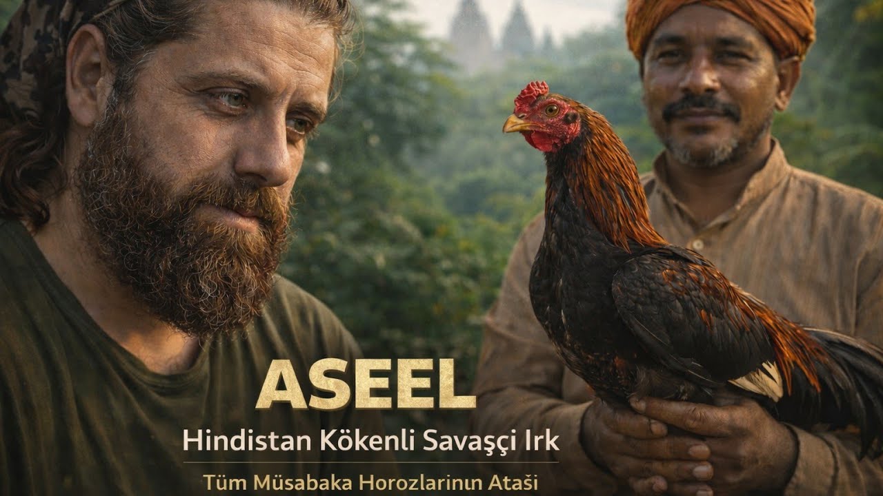 Aseel Hint horozu ve  türleri- Alt Türleriyle : Madras, Kulang, Reza ve Daha Fazlası