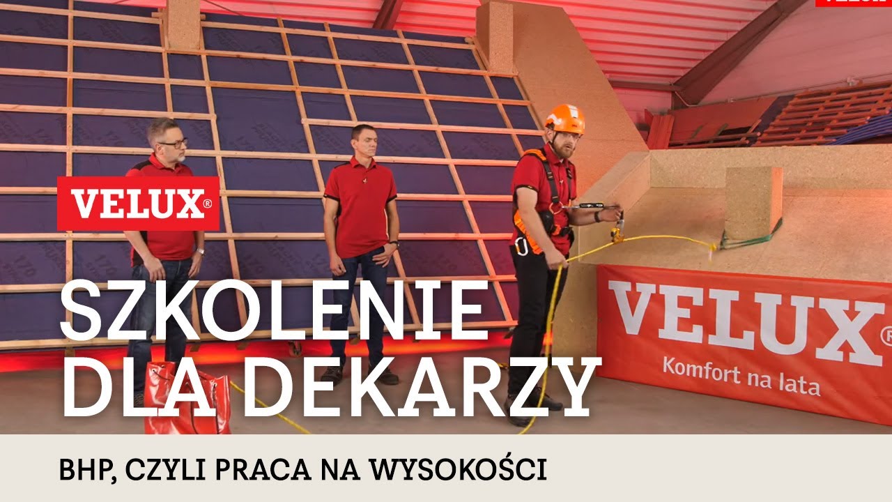 Szkolenie dla dekarzy - zasdy BHP, praca na wysokości