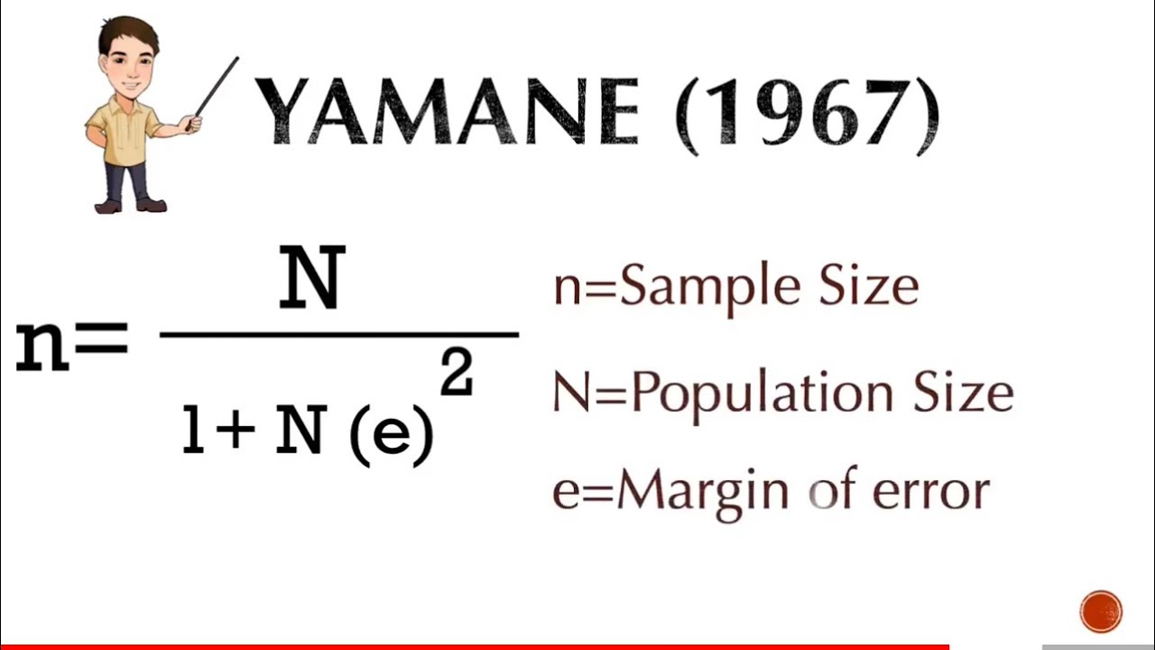 HOW TO COMPUTE SAMPLE SIZE    COCHRAN & YAMANE
