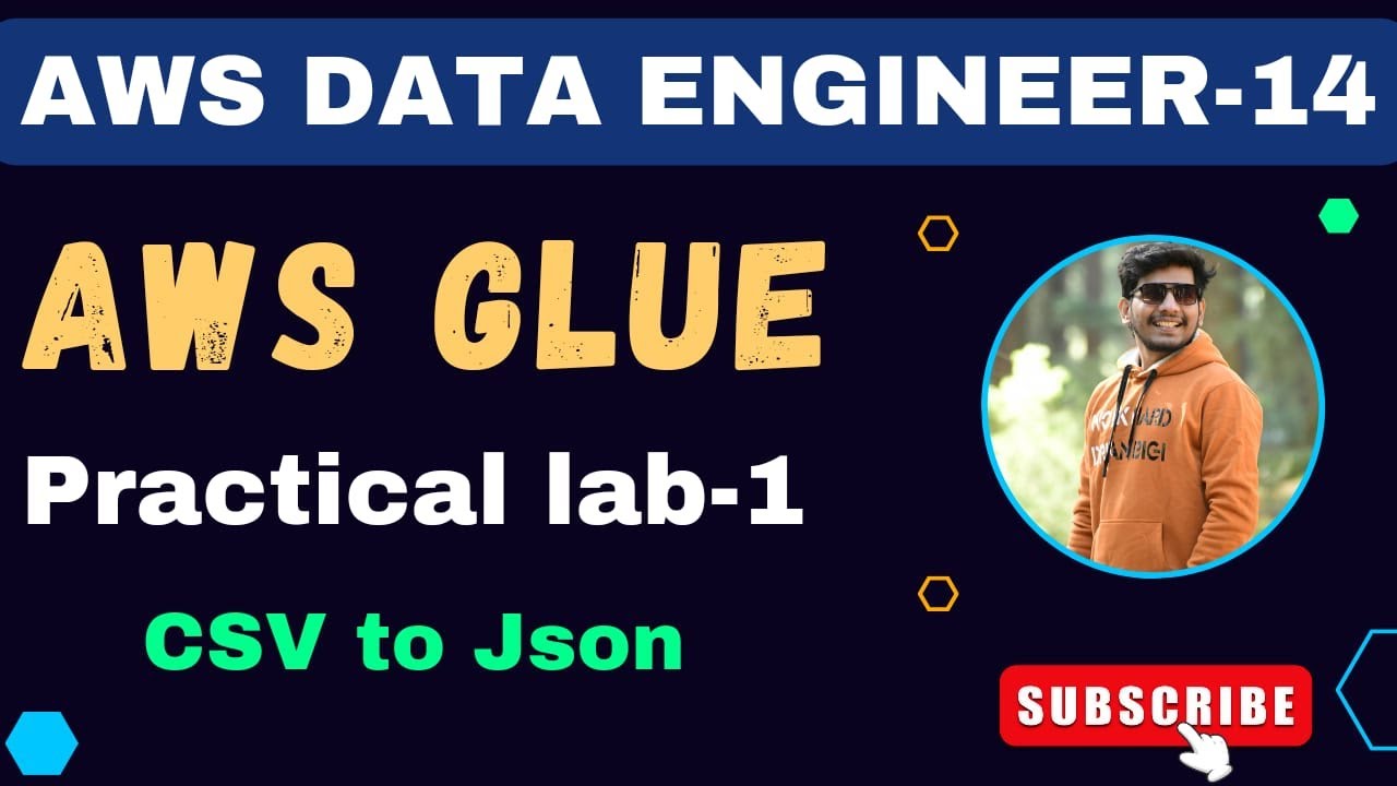14. Практикум AWS Glue | AWS Glue CSV to JSON | Инженер по данным AWS