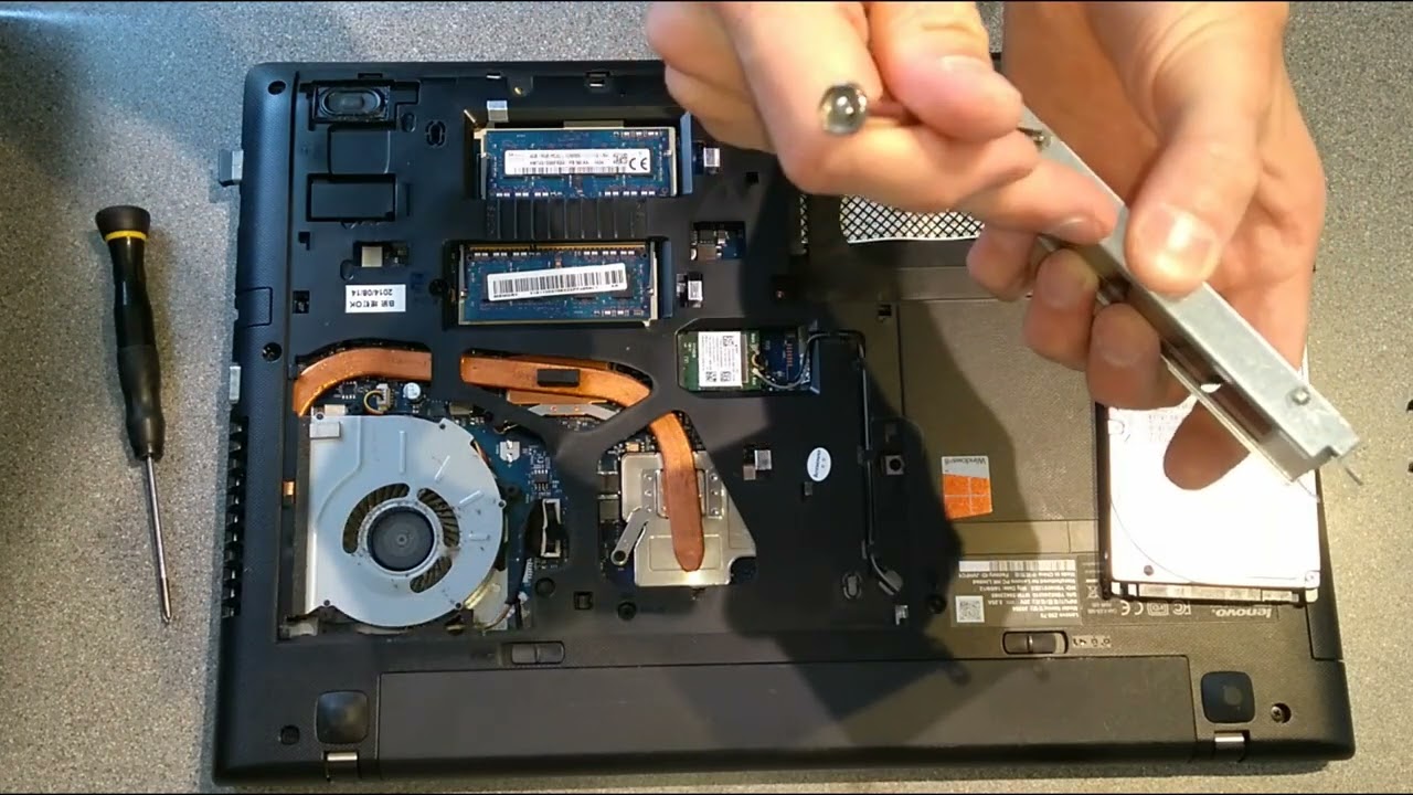 Заменить или модернизировать жесткий диск в ноутбуке Lenovo Z50-70