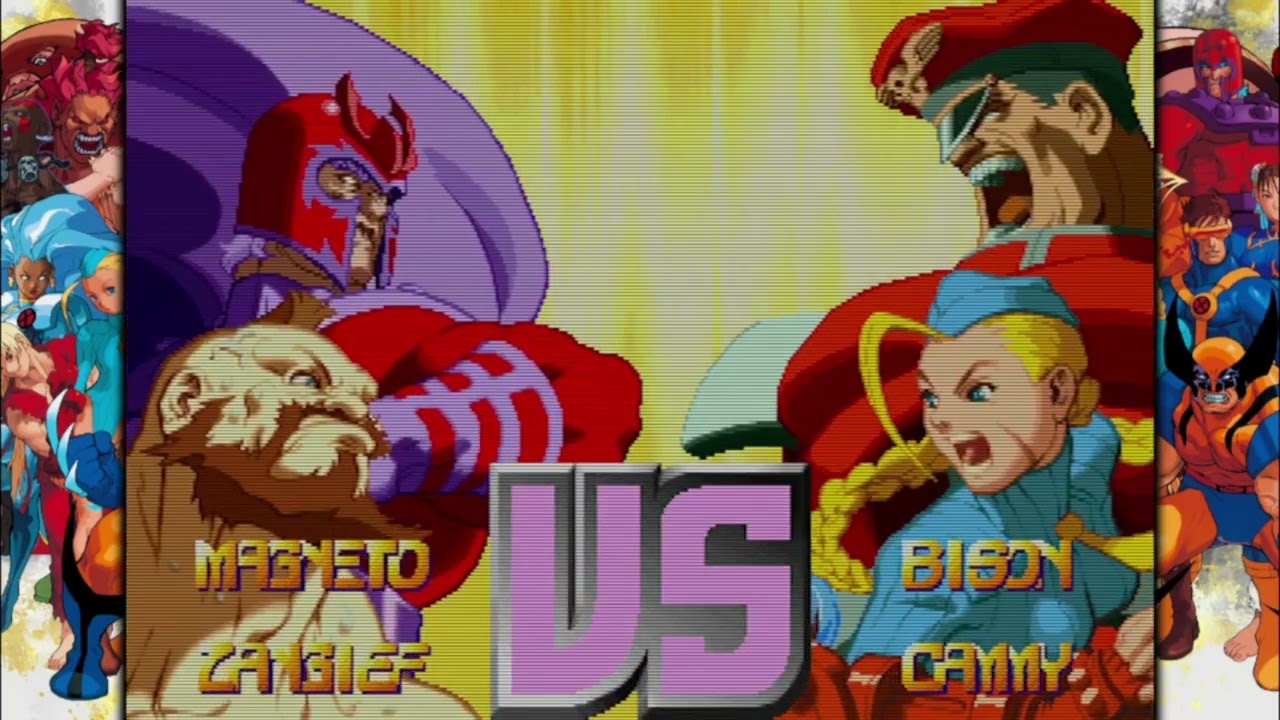 X-Men vs Street Fighter Magneto Zangief Zangief End