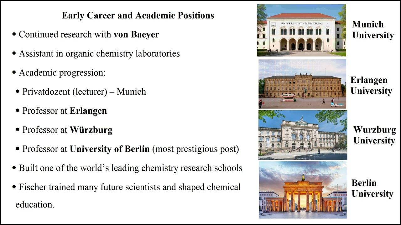 Nobel prize in chemistry 1902 (Emil Fischer) modern organic and biological chemistry
