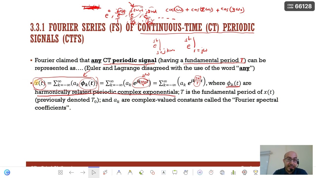 Lec11 Fourier Series for Continuous-Time (CT) Periodic Signals