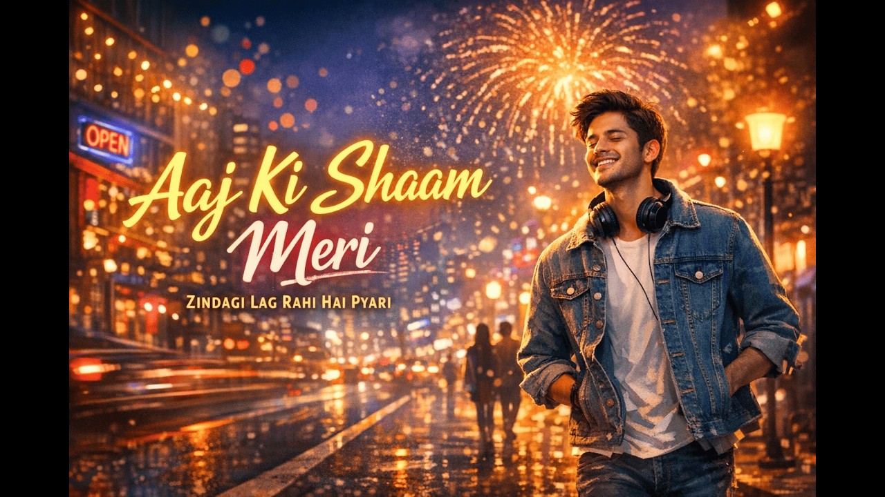 Aaj Ki Shaam Meri | Feel-Good Hinglish Song | Chill Evening Vibes 🌆🎧