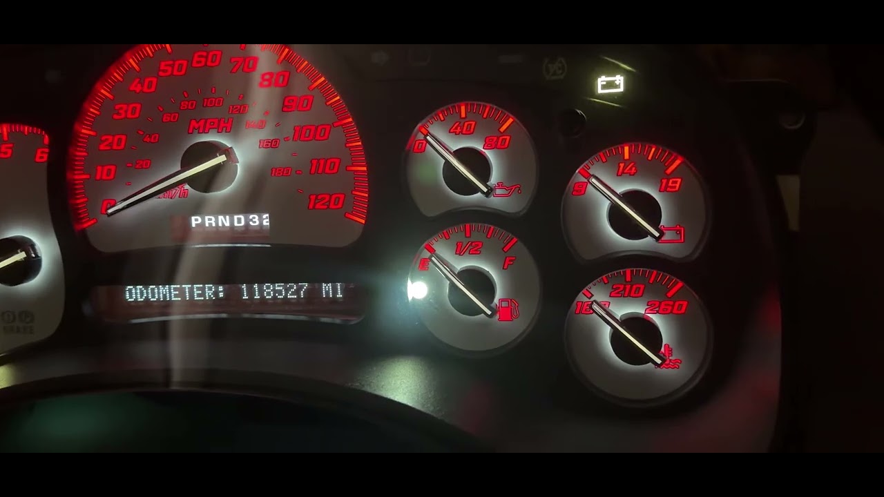 2003/2005 Silverado cluster custom Dm. @1925alber