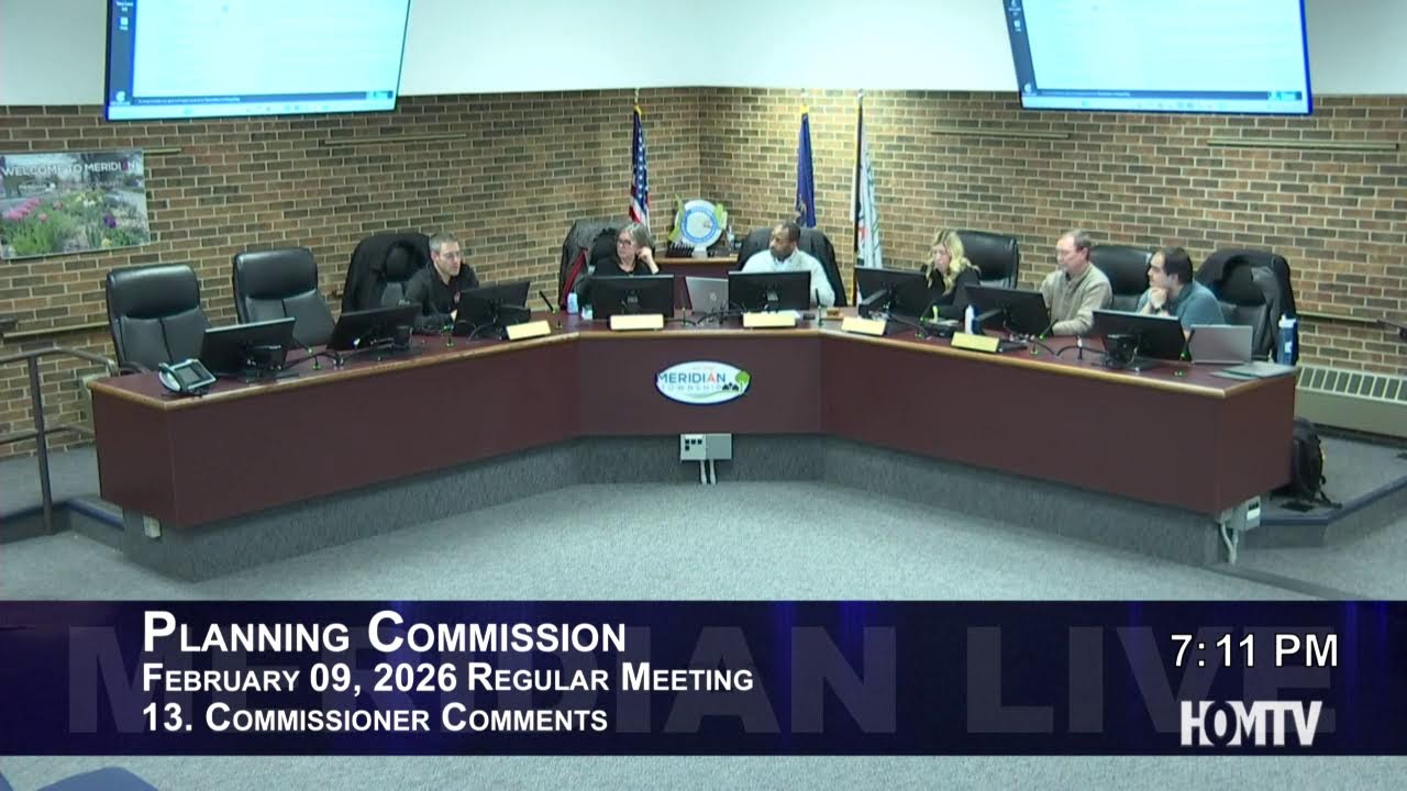 Meridian Township Planning Commission Meeting - February 9, 2026