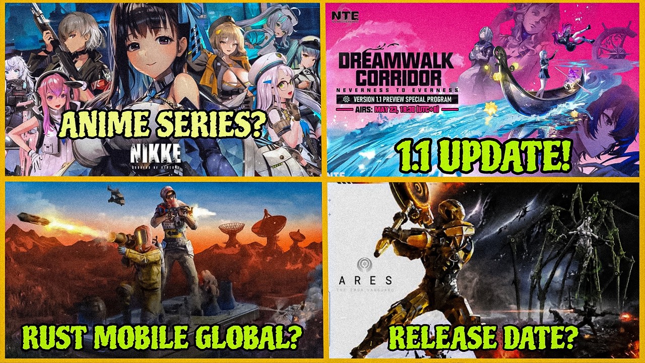 Ares: The Iron Vanguard , NTE 1.1 Update, Rust Mobile, Architect: Land Of Exiles | Hindi |