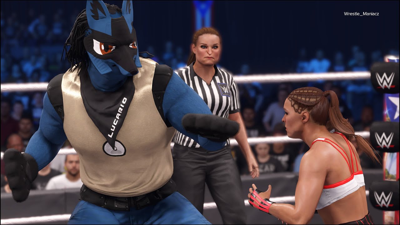 Ronda Rousey vs. Lucario - WWE 2K24 - Amazing Wrestling ❤️