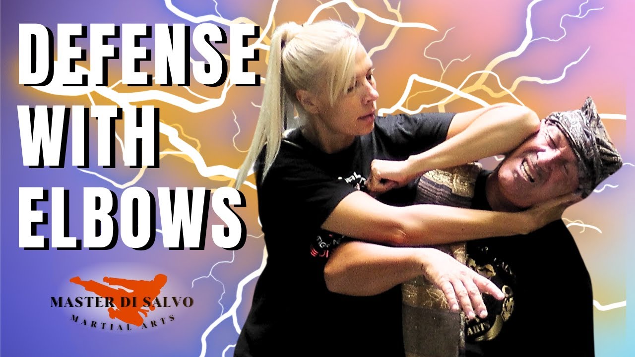 Defense With Elbows. Kombat Silat Kerbau