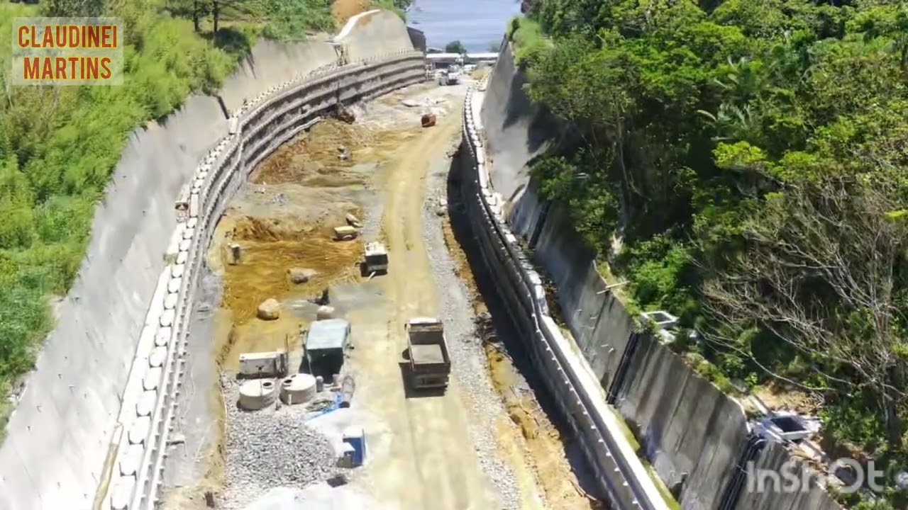 CONSTRUÇÃO DA PONTE DE GUARATUBA  - E ACESSOS LADO SUL