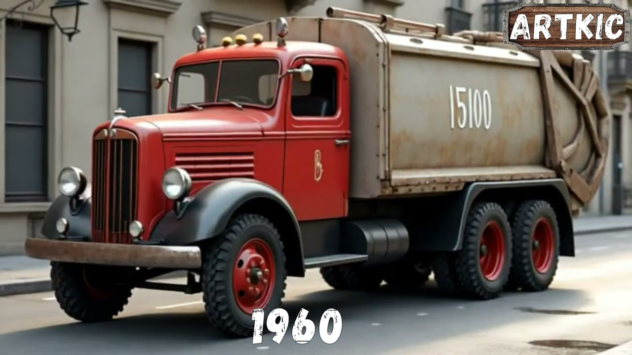GarbageTrucks: Evolution from 1900 to 2030