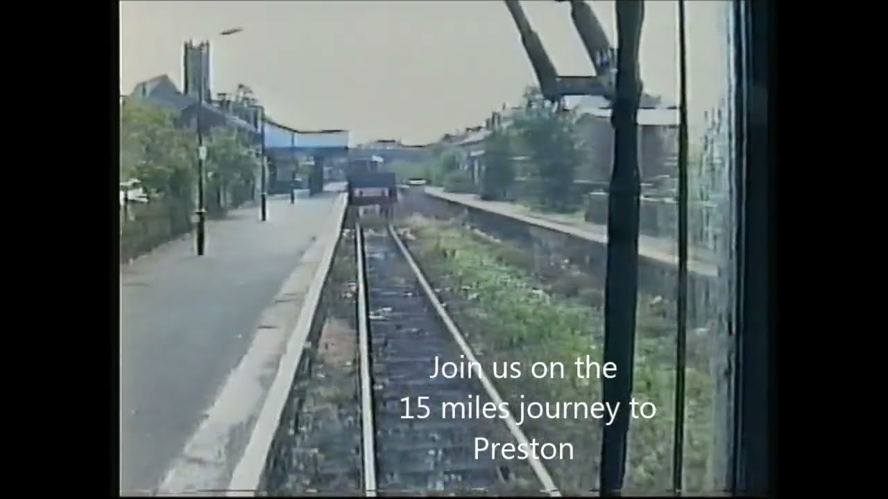 Cab-ride Ormskirk - Preston. Full journey in 1995