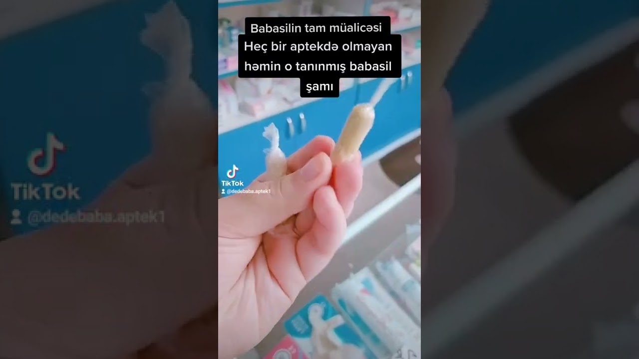 Babasil Xəstələri &Uuml;&ccedil;&uuml;n M&uuml;alicəvi Şam | Dədə Baba Aptek #babasil #gemaroy