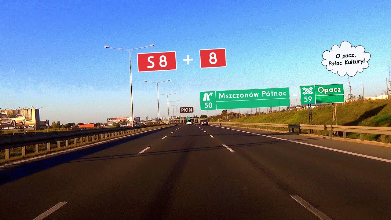 🇵🇱 S8 + DK8: Mszczonów Północ - (Warszawa) Opacz (3,5x)